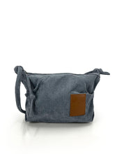 Load image into Gallery viewer, Corduroy Crossbody Bag - Dusty Blue
