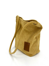 Load image into Gallery viewer, Corduroy Tote Bag - Mustard

