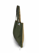 Load image into Gallery viewer, Love &amp; Earth Shopping Bag - Green / Khaki
