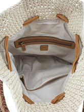Load image into Gallery viewer, Handwoven Bucket Bag - Cream
